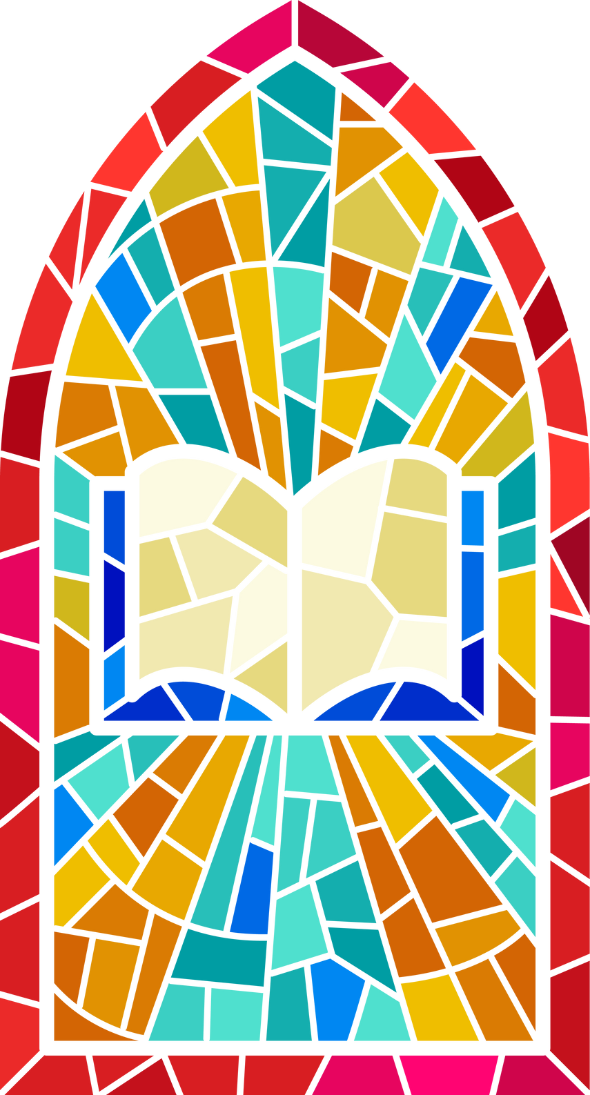 Church glass window